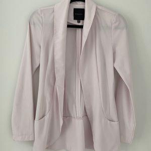 Light pink blazer from Dynamite